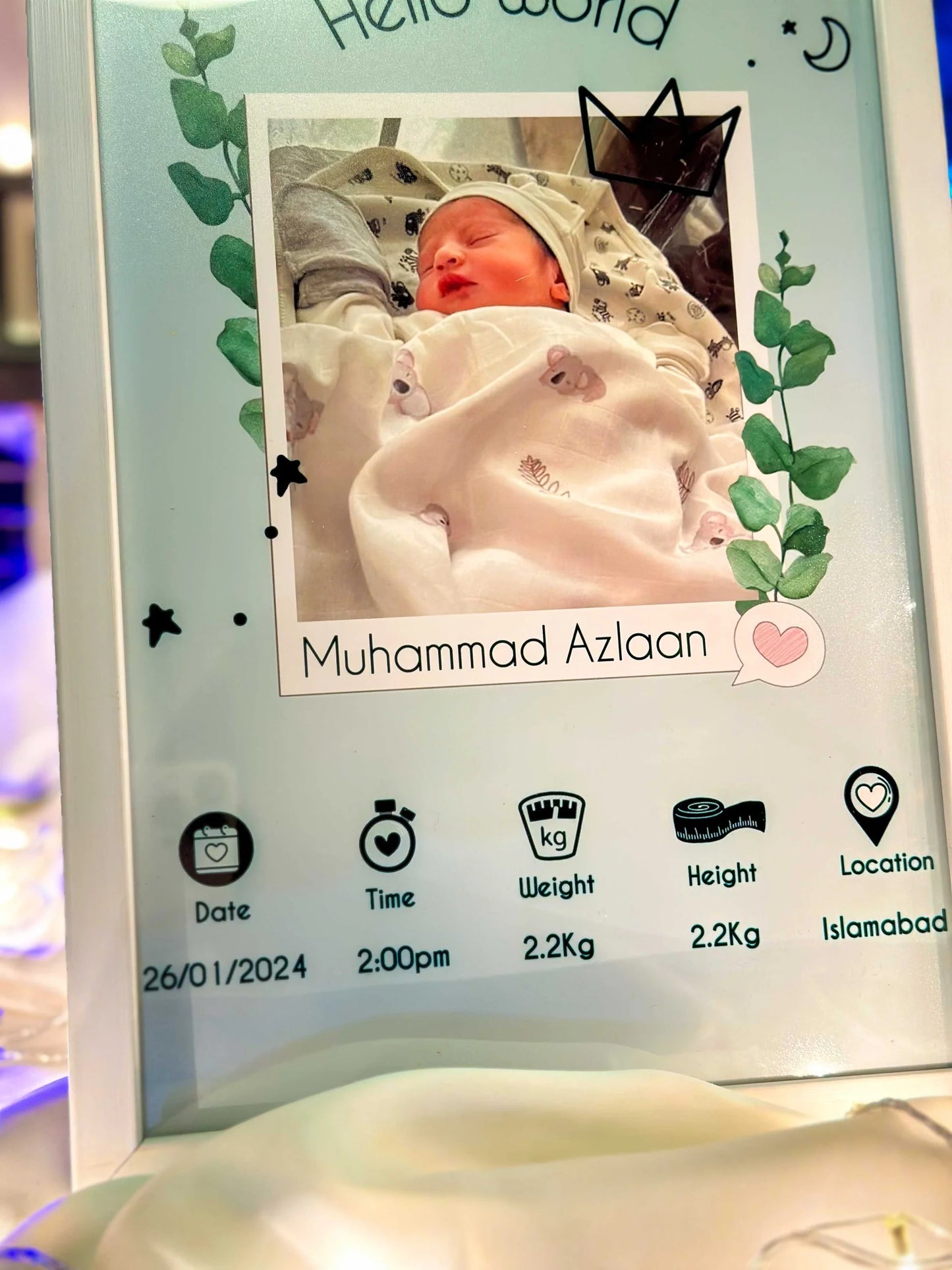 New Born Baby Frame