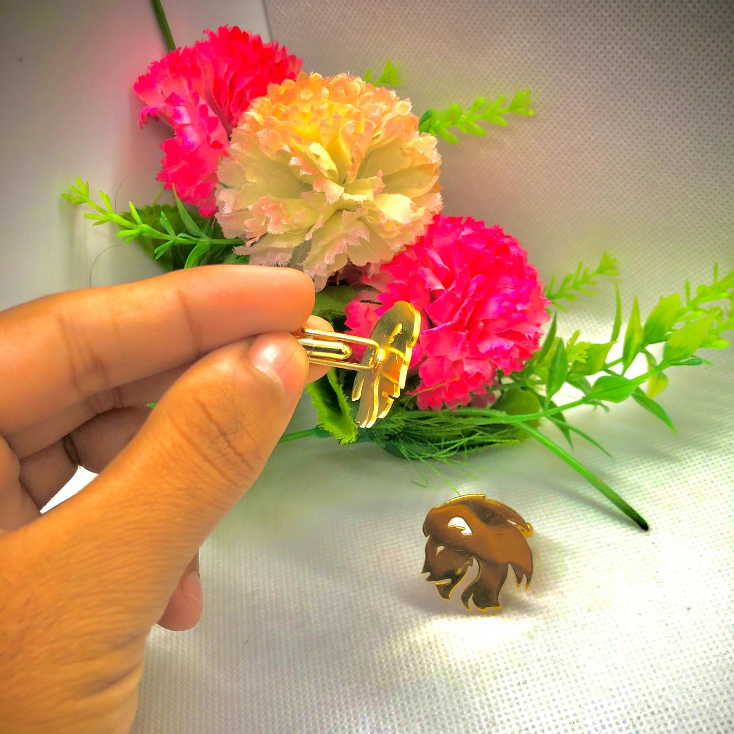 Lion Cufflinks/Studs