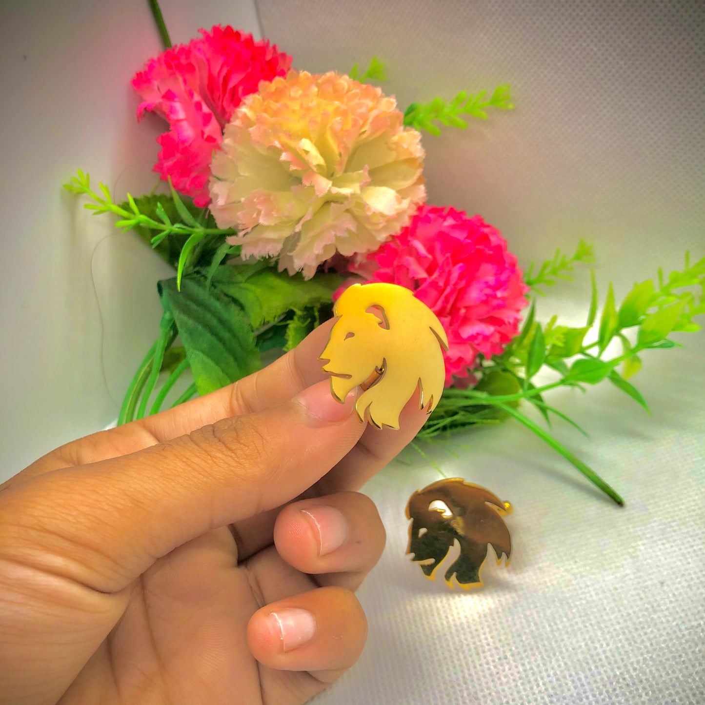 Lion Cufflinks/Studs