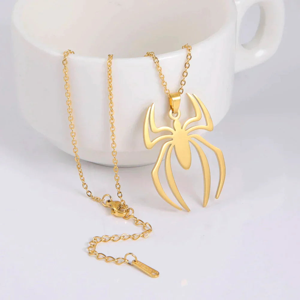 My Shape Punk Spider Necklaces-Pendant